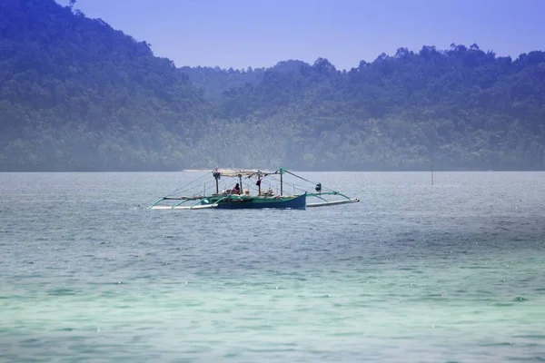 Surigao Del Sur Filipinas Agosto 2014 Largo Tiro Bahía Cantilán — Foto de Stock