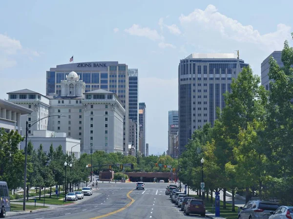 Salt Lake City Utah Juli 2018 Foto Jalan Salt Lake — Stok Foto