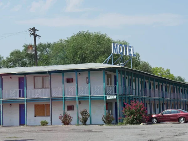 Salt Lake City Utah Juillet 2018 Façade Motel Vue Bord — Photo
