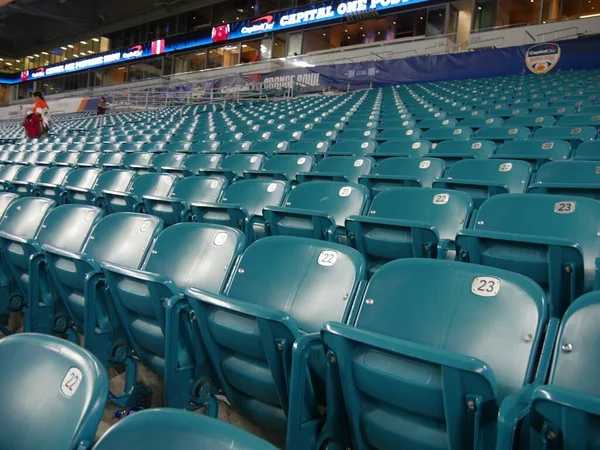 Miami Florida December 2018 Medium Wide Shot Rows Empty Seats — Stock Photo, Image