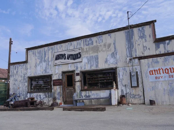 Randsburg California Julio 2018 Facade Antique Shop Randsburg One Gold — Foto de Stock