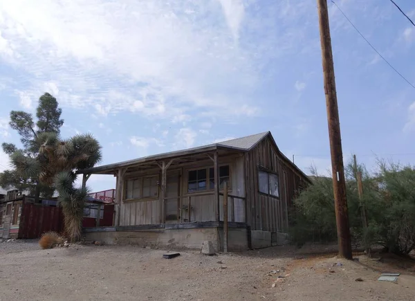 Randsburg California Julio 2018 Una Las Estructuras Madera Randsburg Una — Foto de Stock