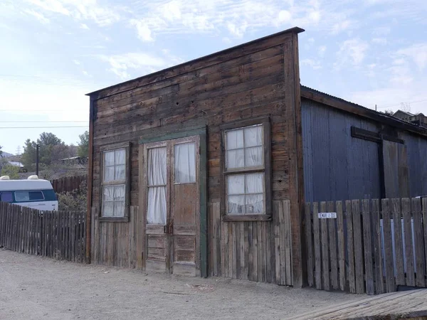 Estructuras Madera Randsburg Una Las Ciudades Fantasma Minería Del Oro — Foto de Stock