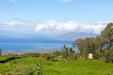 Görünüm Sun Yat-Sen Memorial Park, Maui üzerinden.