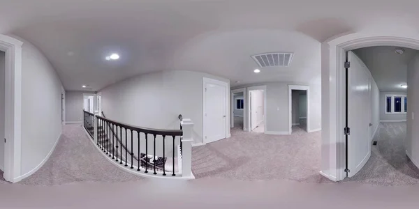 3d ilustración esférica 360 grados, panorama sin costuras de una casa — Foto de Stock