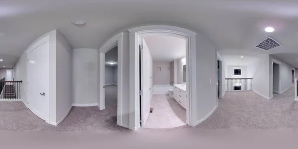 3D obrázek sférické 360 stupňů, bezešvé panorama domu — Stock fotografie