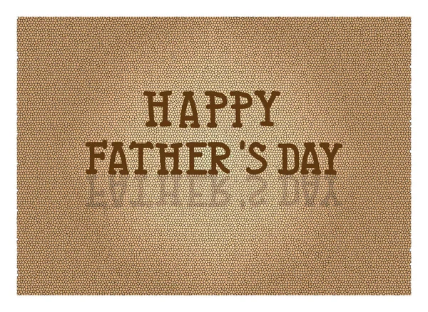 Modelo de cartão de saudação para o Dia do Pai, cartão de dia dos pais —  Vetores de Stock