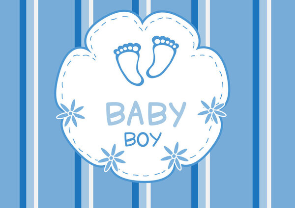 Baby boy shower card,baby shower card,vectors