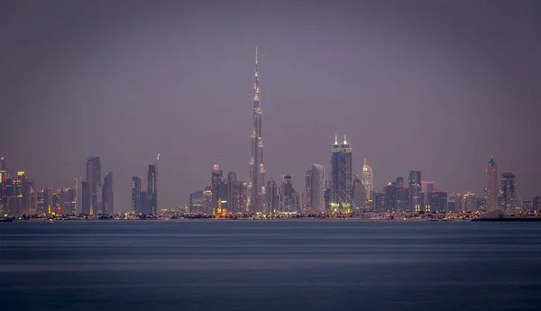 Skyline Centre-ville Dubaï — Photo