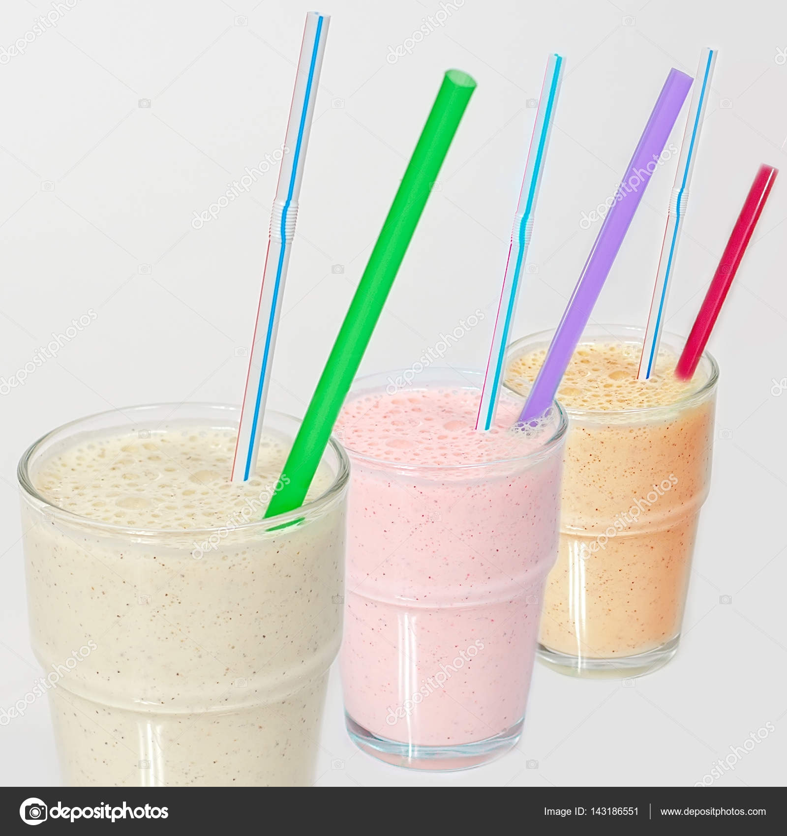 Download Milkshake Cup With Straw : Green Striped Milkshake Paper ...