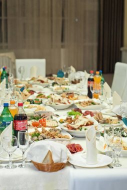 Tablo restoranda lezzetli yemekler