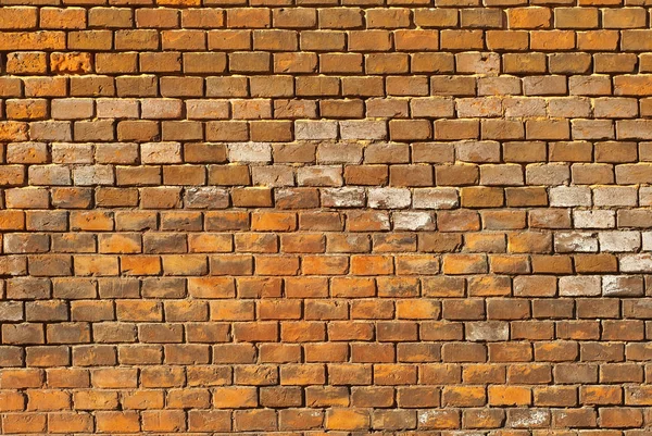 古いレンガの壁赤レンガ造りの大石積み — ストック写真
