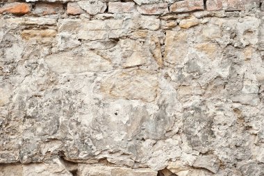 Eski kirli dokular, çatlak beton duvarlar.