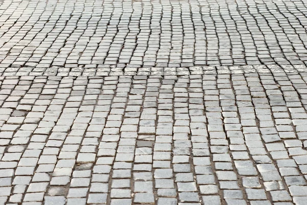 Pavimentar Rua Cidade Substituição Azulejos Antigos Pavimentação Reparos Poços Nas — Fotografia de Stock
