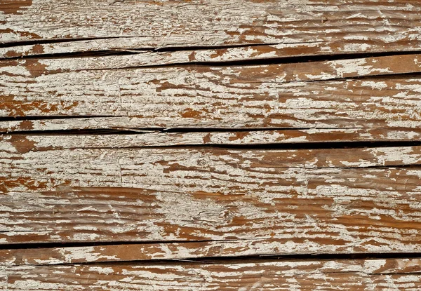 Texture Old Board Wooden Scratched Dirty Surface White Polished Paint — Stock Photo, Image