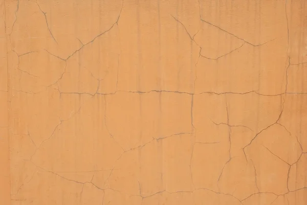 Πορτοκαλί Τσιμεντένιο Τοίχο Ρωγμές Και Γρατζουνιές Υφή Από Γδαρμένο Παλιό — Φωτογραφία Αρχείου