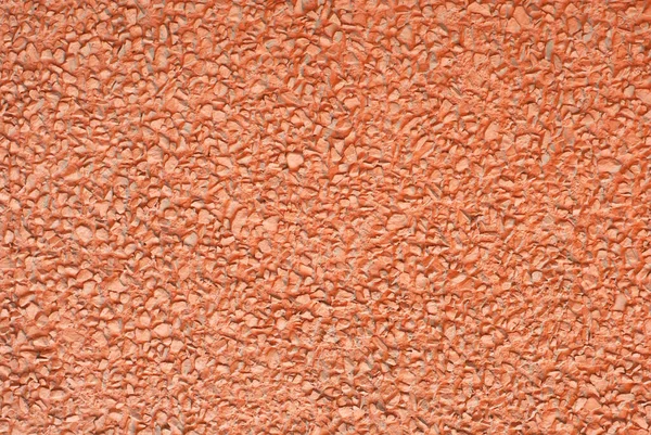 Betongväggskonsistens Närbild Röd Konstgips — Stockfoto