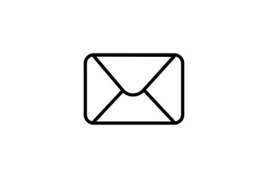 E-posta e-posta için kapalı zarf