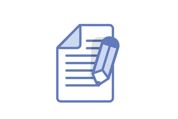 Vector bestand of document — Stockvector