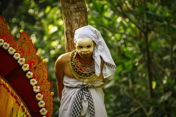 Balinese traditie in Ubud Stockfoto