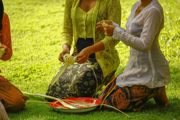우 붓에서 발리 전통 — 스톡 사진