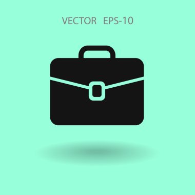 Evrak Çantası'nı düz simgesi