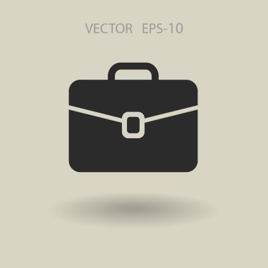 Evrak Çantası'nı düz simgesi