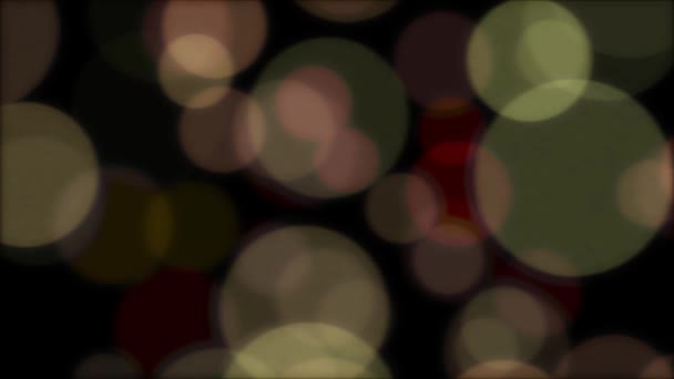 Bokeh animation abstraite de fond 