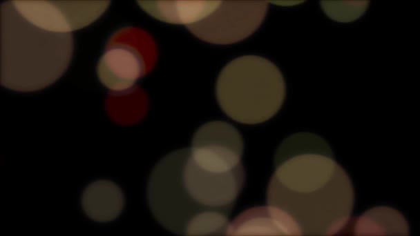 Bokeh abstracte achtergrondanimatie — Stockvideo