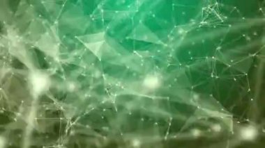 Pleksus teknoloji ve mühendislik arka plan ile özgün organik hareket soyut