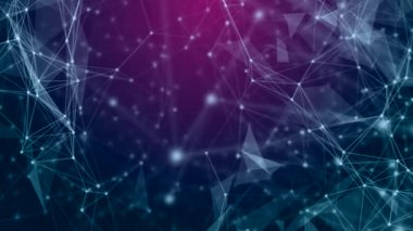 Pleksus teknoloji ve mühendislik arka plan ile özgün organik hareket soyut