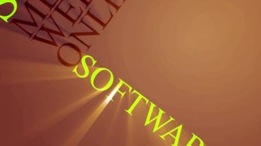 Sosyal medya Kinetik tipografi metin animasyonu