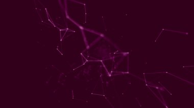 Pleksus teknoloji ve mühendislik arka plan ile özgün organik hareket soyut