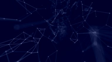 Pleksus teknoloji ve mühendislik arka plan ile özgün organik hareket soyut