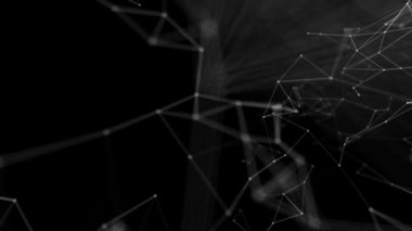 Pleksus teknoloji ve mühendislik arka plan ile özgün organik hareket soyut