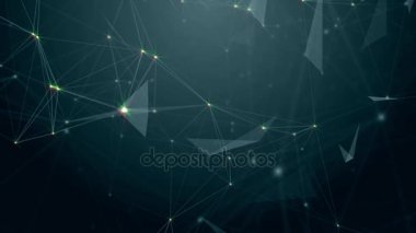 Pleksus teknoloji ve mühendislik arka plan ile özgün organik hareket soyut