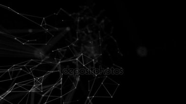 Pleksus teknoloji ve mühendislik arka plan ile özgün organik hareket soyut