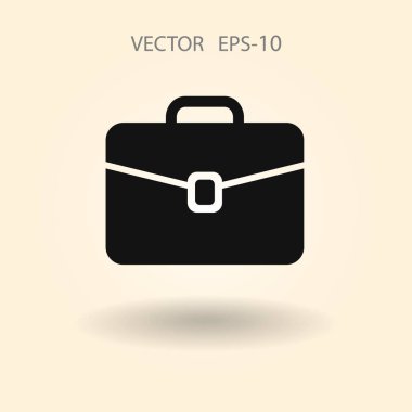 Evrak Çantası'nı düz simgesi