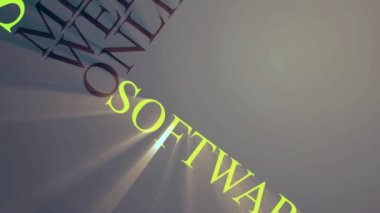 Sosyal medya Kinetik tipografi metin animasyonu