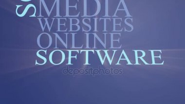 Sosyal medya Kinetik tipografi metin animasyonu