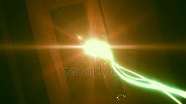 电闪烁的电弧放电灯 — 图库视频影像