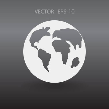 Dünyanın düz simgesi