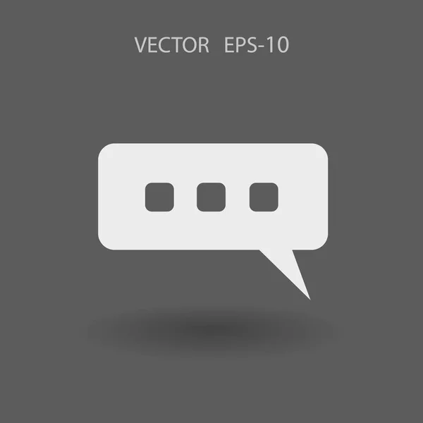Pratande ikon. vektor illustration — Stock vektor