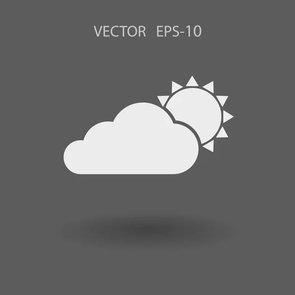 Icono del tiempo. ilustración vectorial — Vector de stock