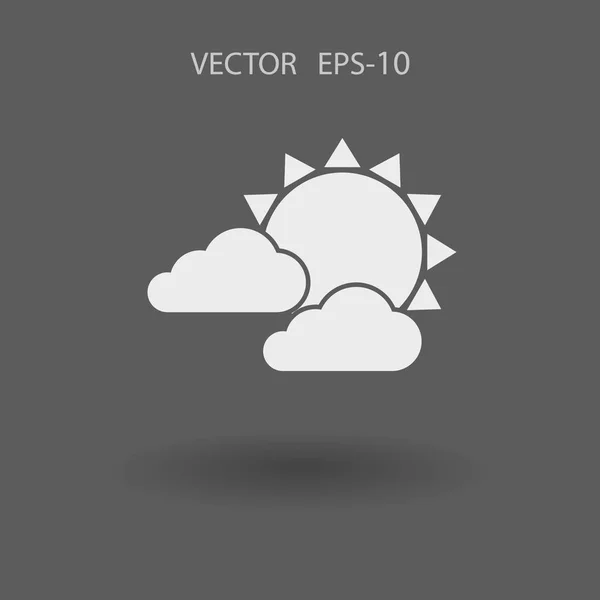 Icône météo. illustration vectorielle — Image vectorielle