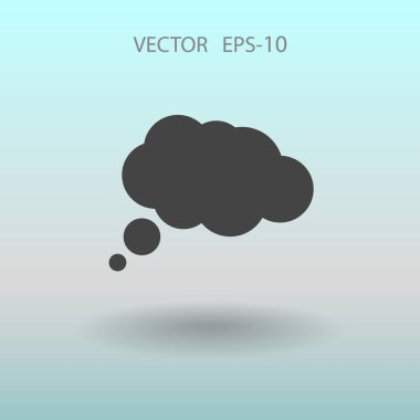 sohbet simgesi. vektör çizim