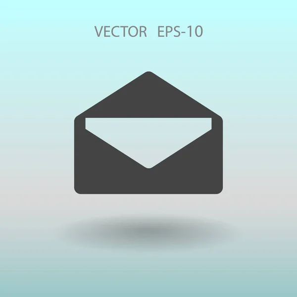 Ploché ikony dopisu. vektorové ilustrace — Stockový vektor