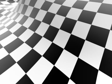 Damalı doku arka plan 3d çizim