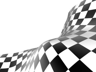 Damalı doku arka plan 3d çizim