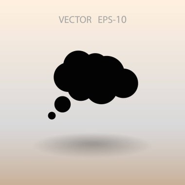 sohbet simgesi. vektör çizim